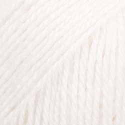 DROPS Alpaca uni 1101 - bílá