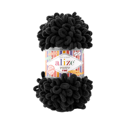 Alize Puffy Fine 1060 - matná černá