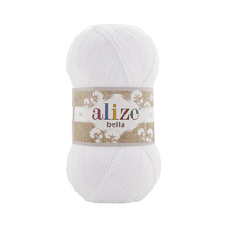 Alize Bella - 55 - bílá