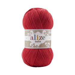 Alize Bella - 56 - červená