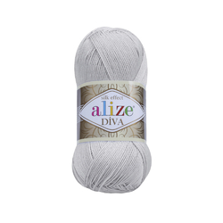 Alize Diva 168 - stříbrně šedá