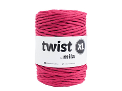 Šnůra Twist XL MILA 5mm - fuksiová
