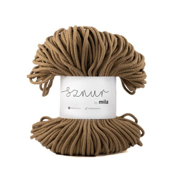 Bavlněná šnůra MILA 3 mm - toffi
