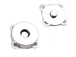 Magnetické zapínání Ø14 mm - nikl