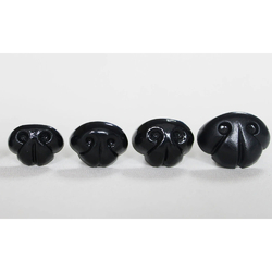 Bezpečnostní psí čumák černý 11x15 mm