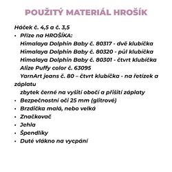 Návod pyžamožroutci hrošík & hrošice