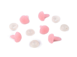 Bezpečnostní čumák sametový 14x15 mm - pudrová
