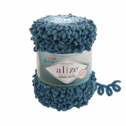 Alize Puffy Fine Ombre Batik 7263 - petrolejová