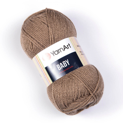 YarnArt Baby 218 - šedohnědá