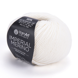 YarnArt Imperial Merino 3302 - bílá