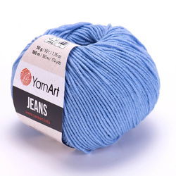 YarnArt Jeans 15 - nebesky modrá