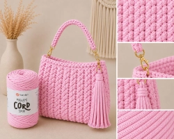 YarnArt Macrame Cord 3 mm 762 - světle růžová