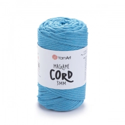 YarnArt Macrame Cord 3 mm 763 - světlý tyrkys
