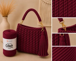 YarnArt Macrame Cord 3 mm 781 - bordó