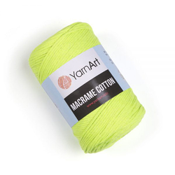 YarnArt Macrame Cotton 801 - neonově žlutá