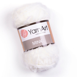 YarnArt Mink 330 - bílá