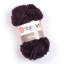 YarnArt Mink 342 - hnědofialová