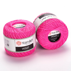 YarnArt Violet 5001 - neonově růžová