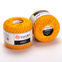 YarnArt Violet 5307 - tmavě žlutá