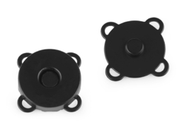 Magnetické zapínání Ø14 mm - černý lak