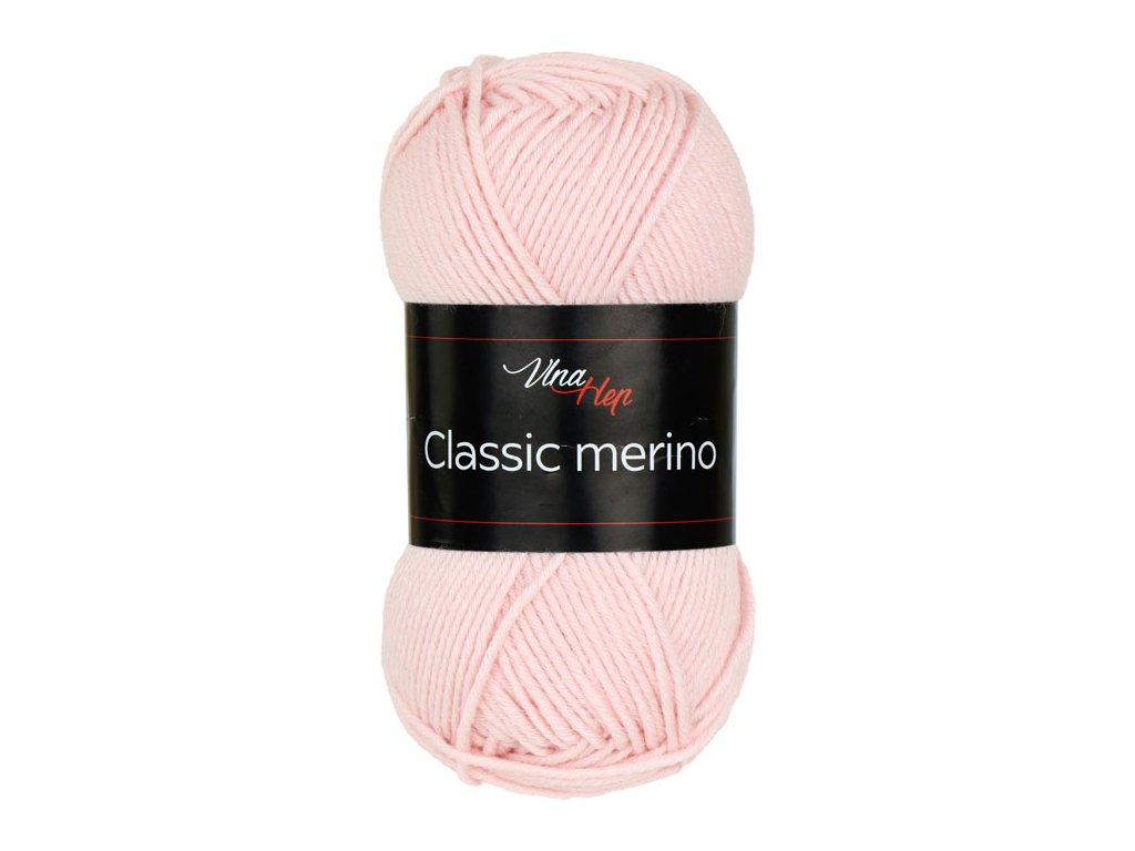 Vlna-Hep Classic merino 61061 - pudrově růžová