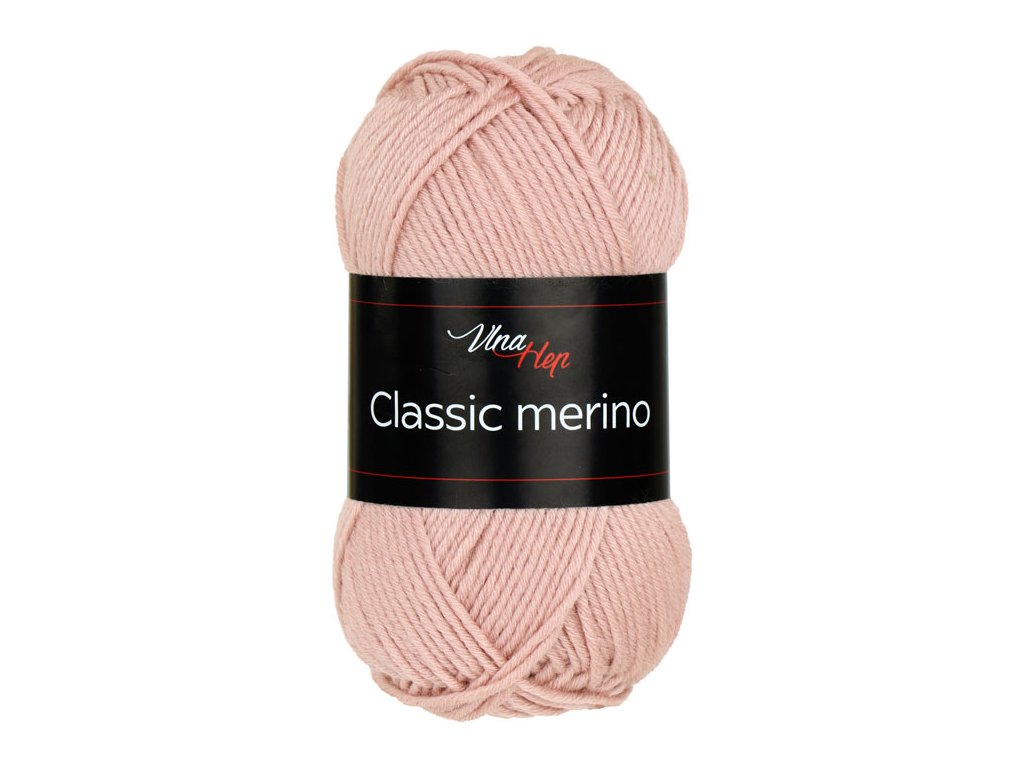 Vlna-Hep Classic merino 61066 - světlá starorůžová