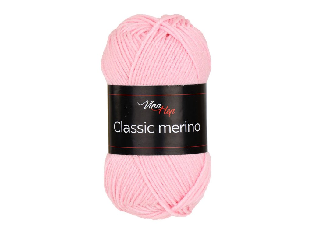 Vlna-Hep Classic merino 61068 - světle růžová