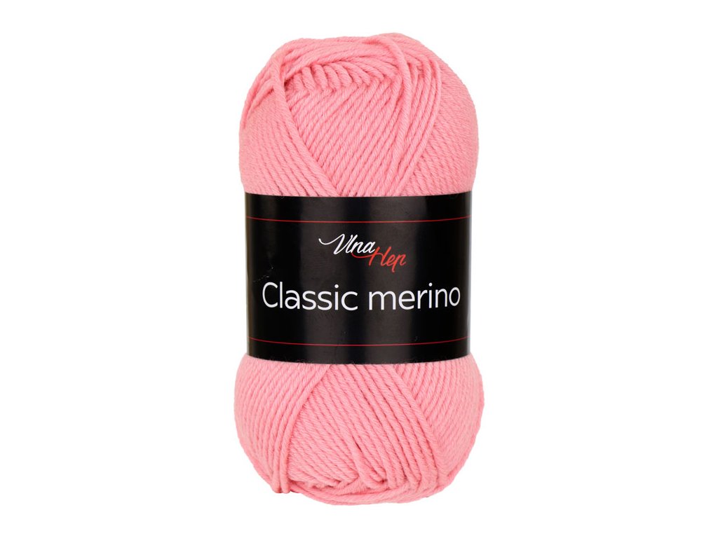 Vlna-Hep Classic merino 61073 - růžová