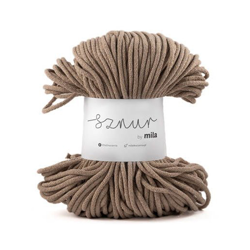 Bavlněná šnůra MILA 3 mm - cappuccino