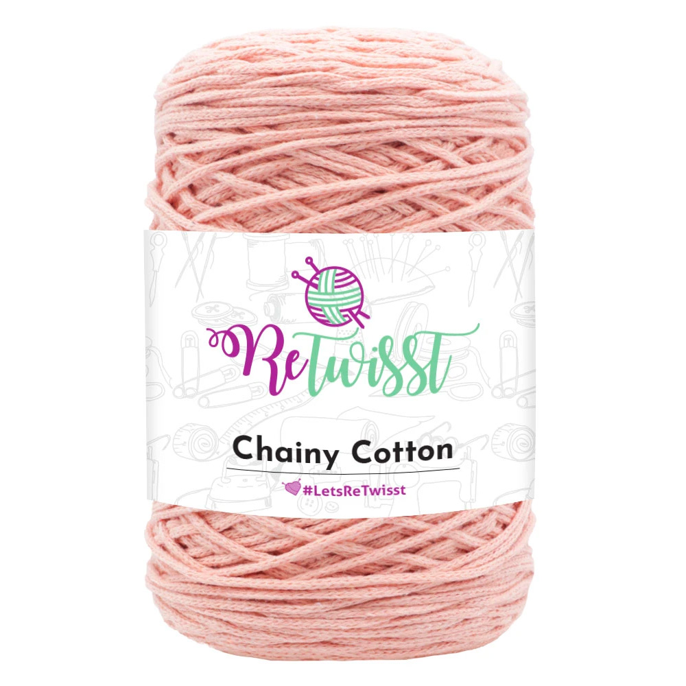 ReTwisst Chainy Cotton - pinkish orange
