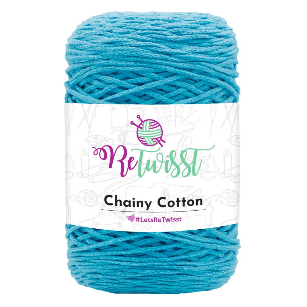 ReTwisst Chainy Cotton - turquoise