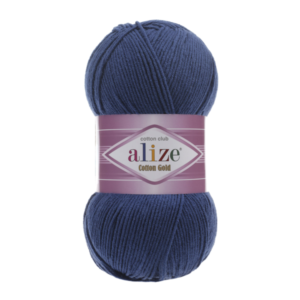 Alize Cotton Gold 279 - půlnoční modrá