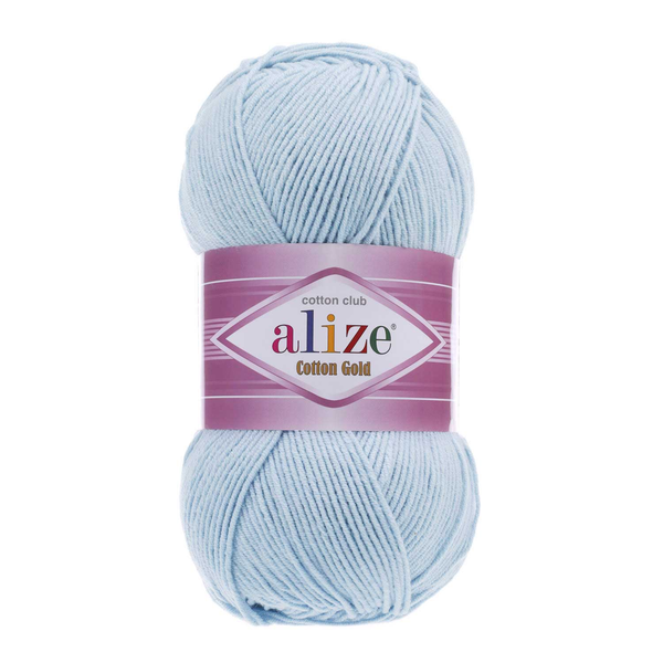 Alize Cotton Gold 513 - křišťálově modrá