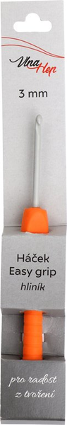 Vlna-Hep Easy grip háček 14 cm hliníkový - velikost 3 