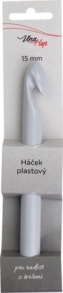 Vlna-Hep háček plastový 17 cm - velikost 15