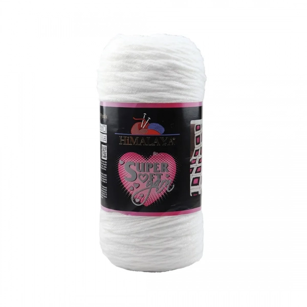 Himalaya Super Soft Yarn 80801 bílá