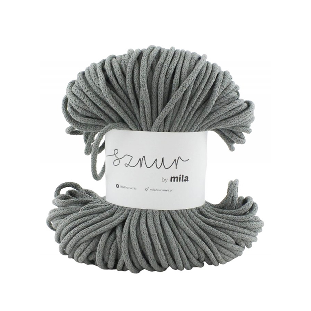 Bavlněná šnůra MILA 3 mm - inox