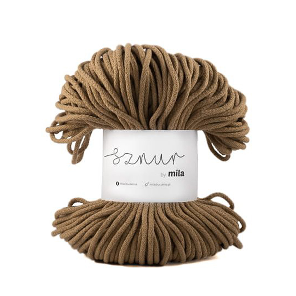 Bavlněná šnůra MILA 3 mm - toffi