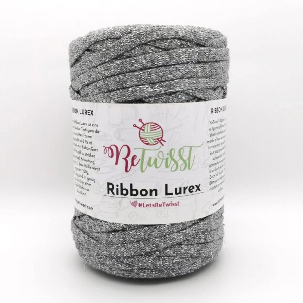 ReTwisst Ribbon Lurex - grey