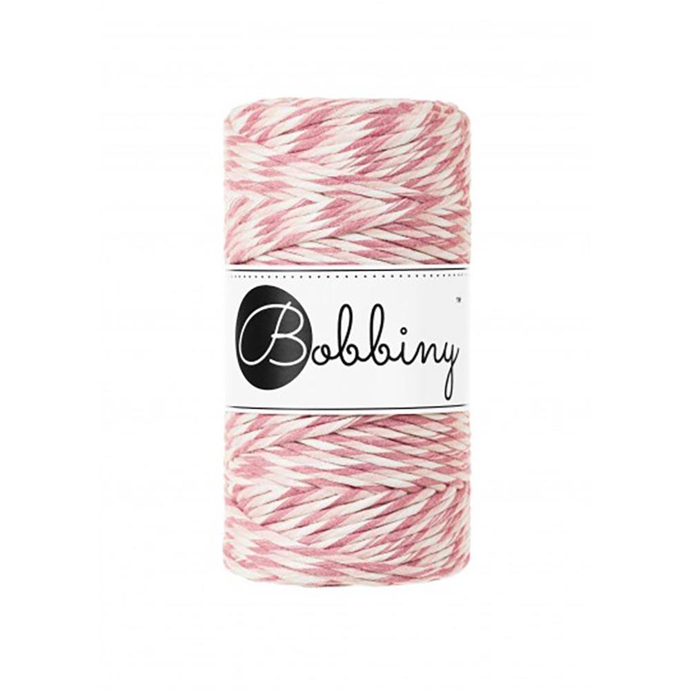 Bobbiny Macrame Regular 3 mm - Magic Pink