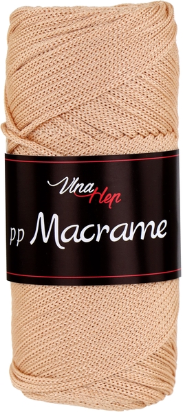 Vlna-Hep PP Macrame 4208 - broskvově hnědá