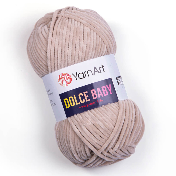 YarnArt Dolce Baby 771 - bílá káva