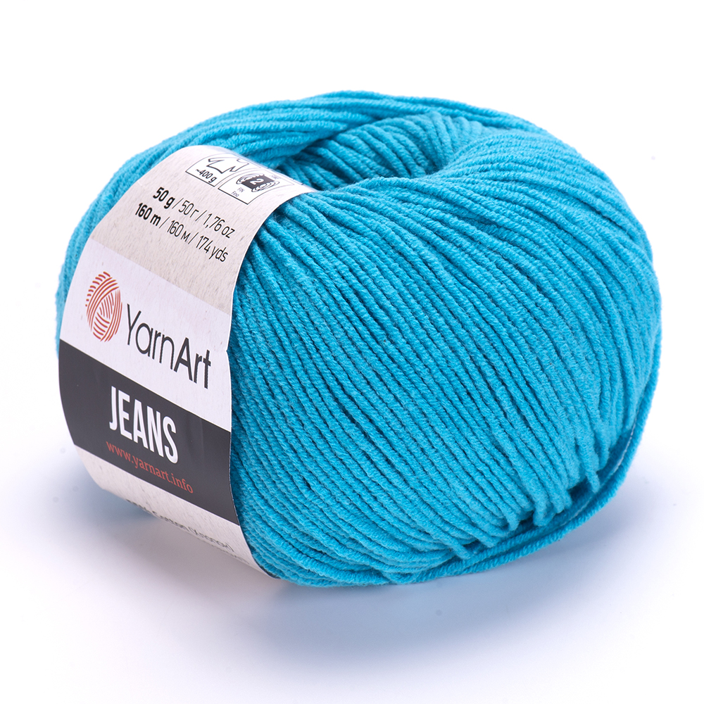 Jeans YarnArt 55 - tyrkysová