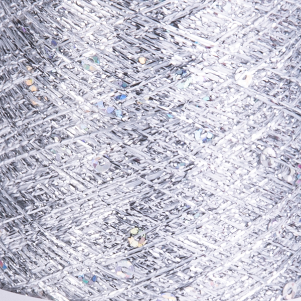 YarnArt Paillettes 8001 - stříbrná