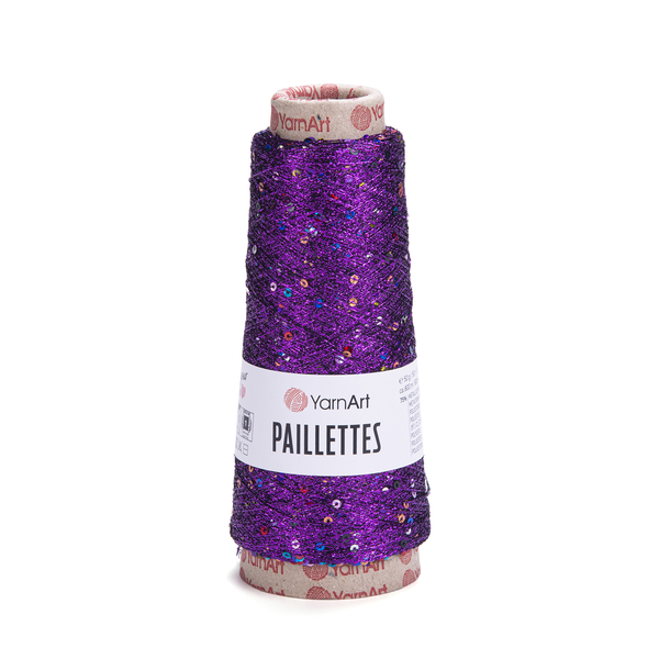 YarnArt Paillettes 8009 - fialová